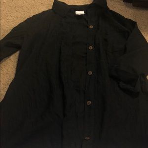 Black long sleeve Swimsuit cover